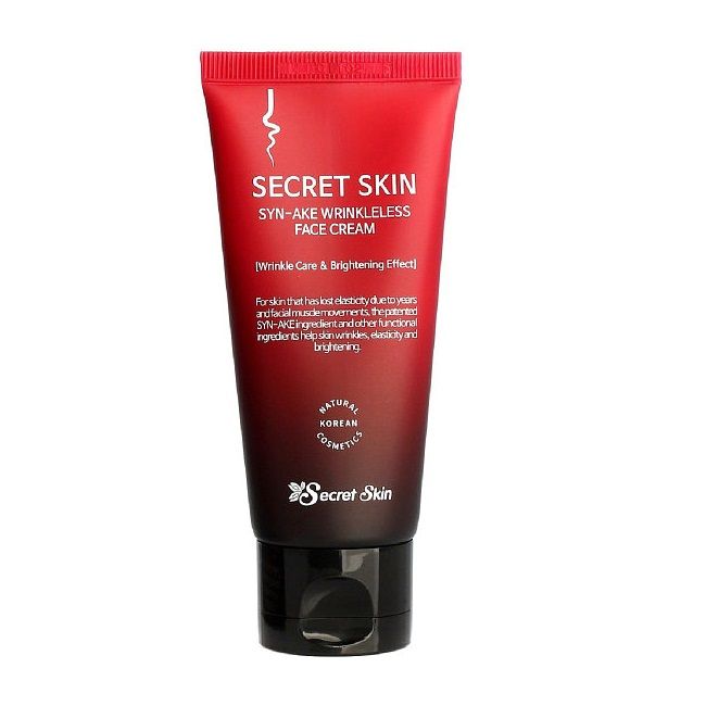 Крем для лица со змеиным ядом SECRET SKIN Syn-ake Wrinkleless Face Cream