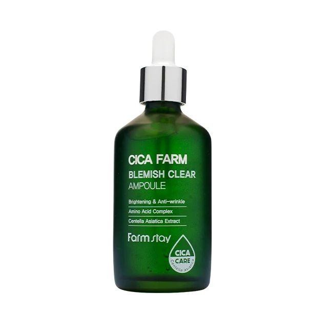 Сыворотка с центеллой азиатской  FarmStay Cica Farm Blemish Clear Ampoule