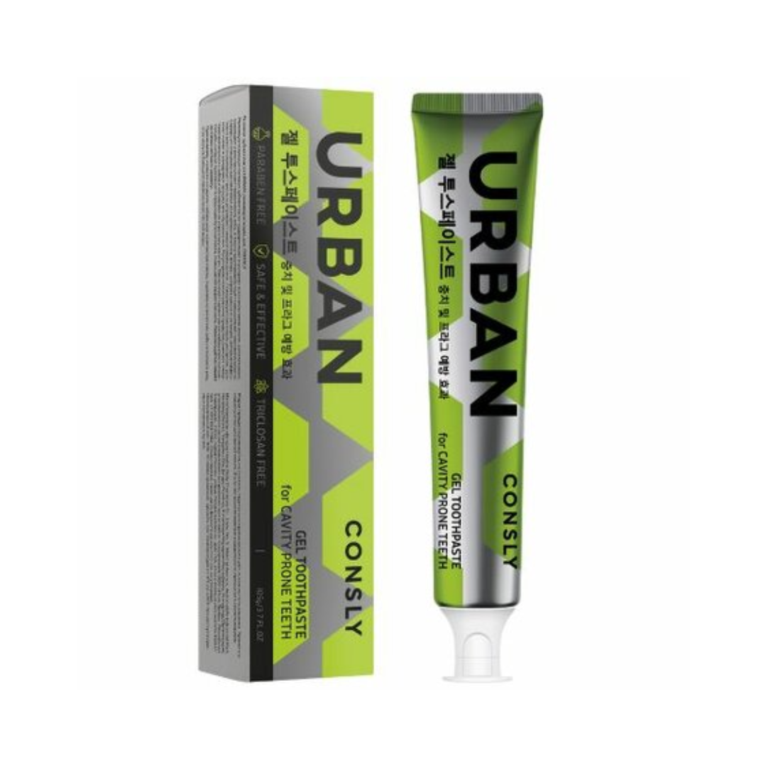 Паста зубная гелевая реминерализующая CONSLY URBAN Remineralizing Care Gel Toothpaste