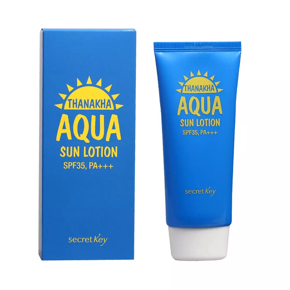 Лосьон солнцезащитный увлажняющий SecretKey Thanakha Aqua Sun Lotion SPF35PA+++  